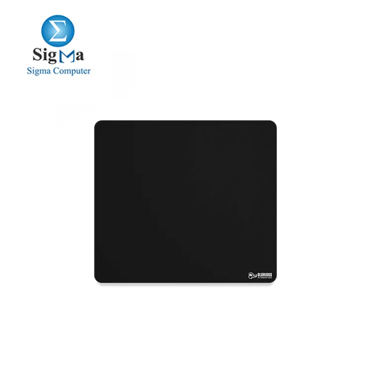 Glorious XL Gaming Mouse Mat/Pad - Large, Wide (XL) Black Cloth Mousepad, Stitched Edges | 16